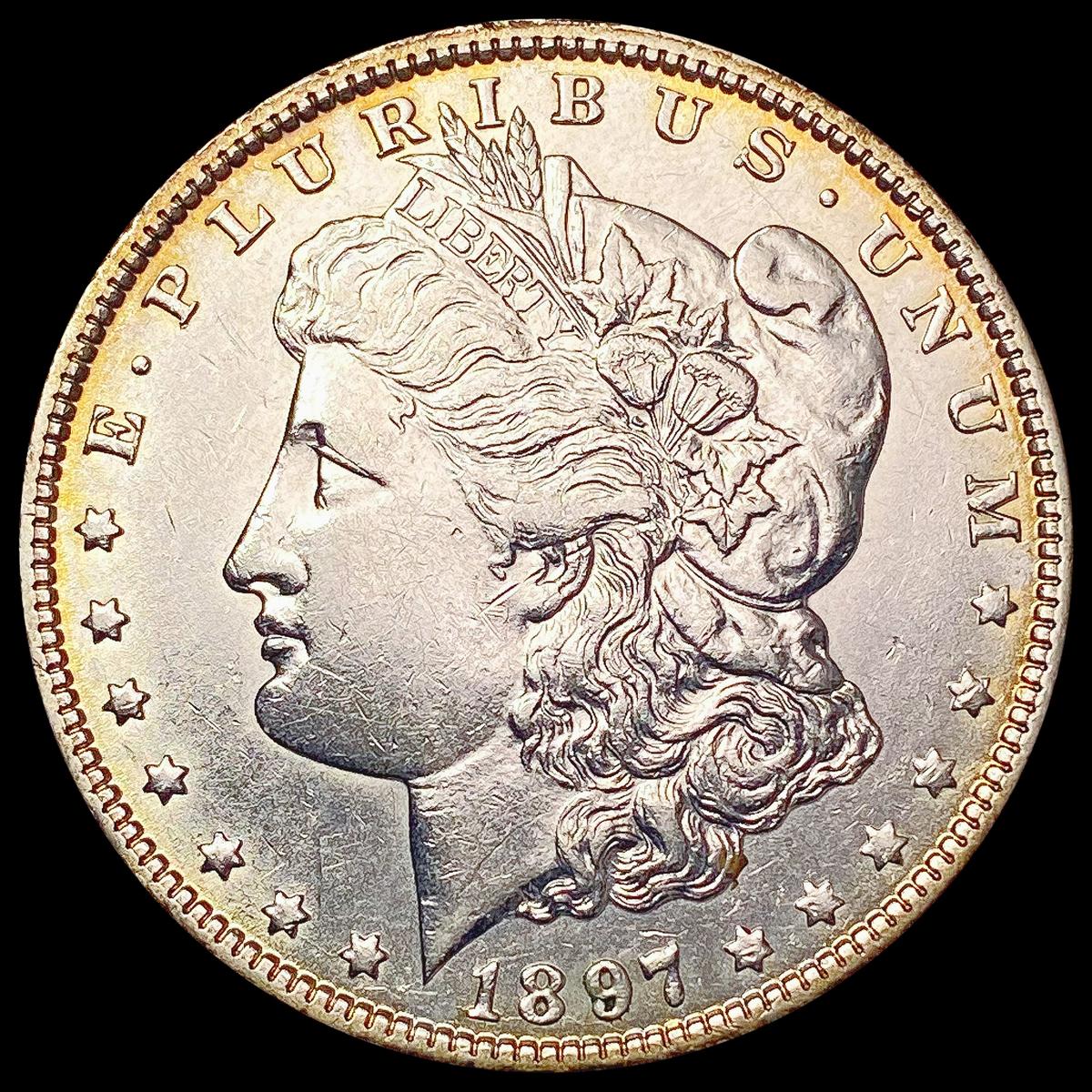 1897-O Morgan Silver Dollar CHOICE AU