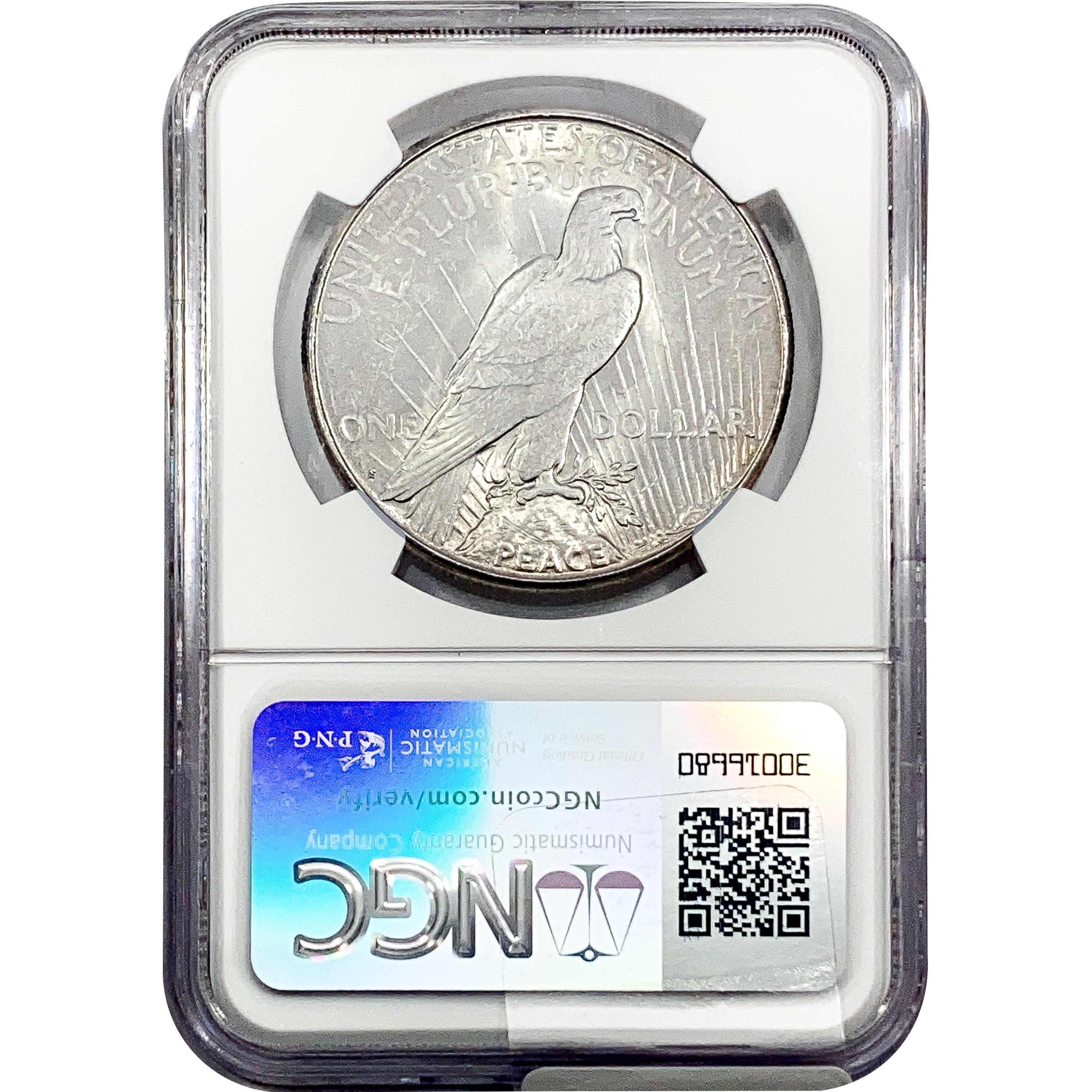 1923-S Silver Peace Dollar NGC MS64