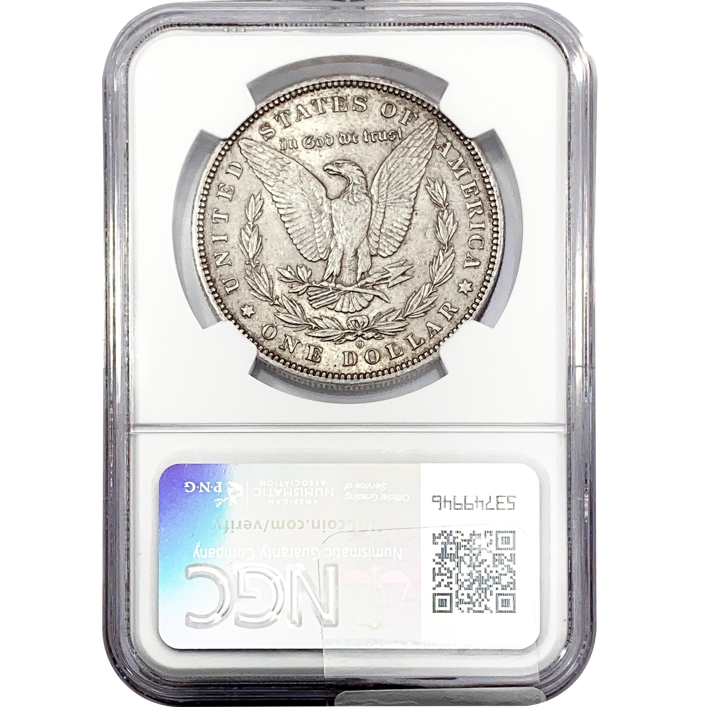 1897-O Morgan Silver Dollar NGC AU58