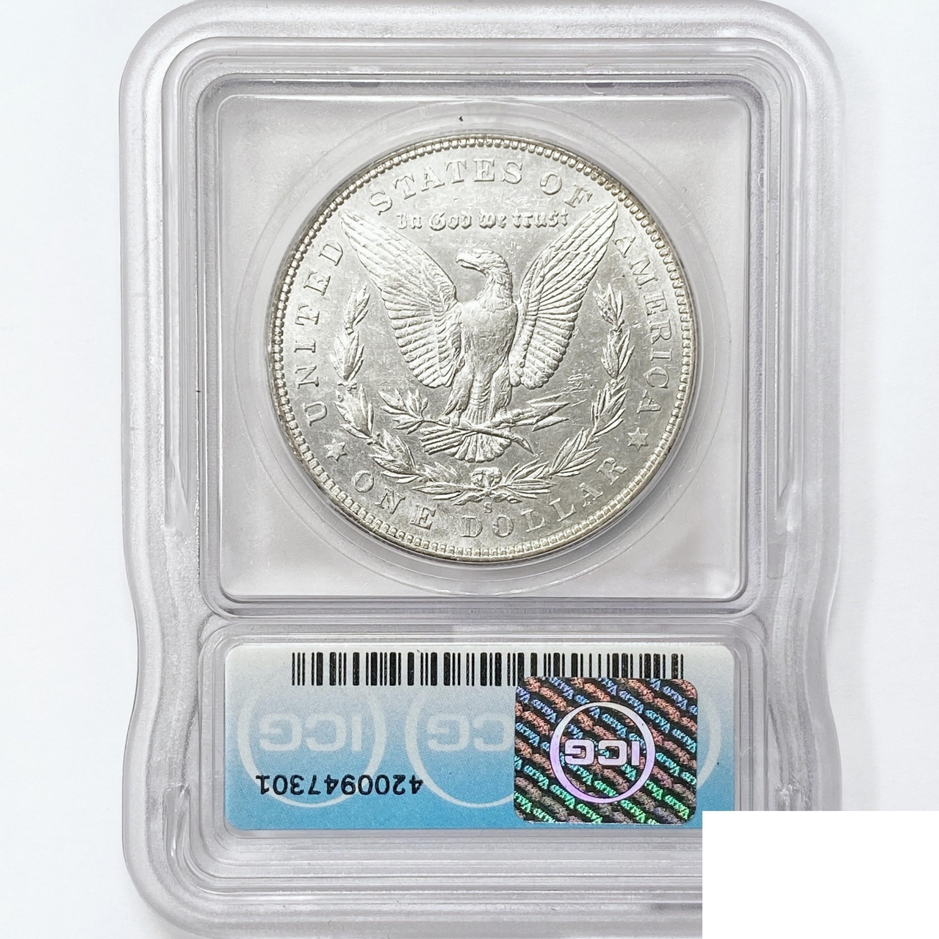 1900-S Morgan Silver Dollar ICG MS62