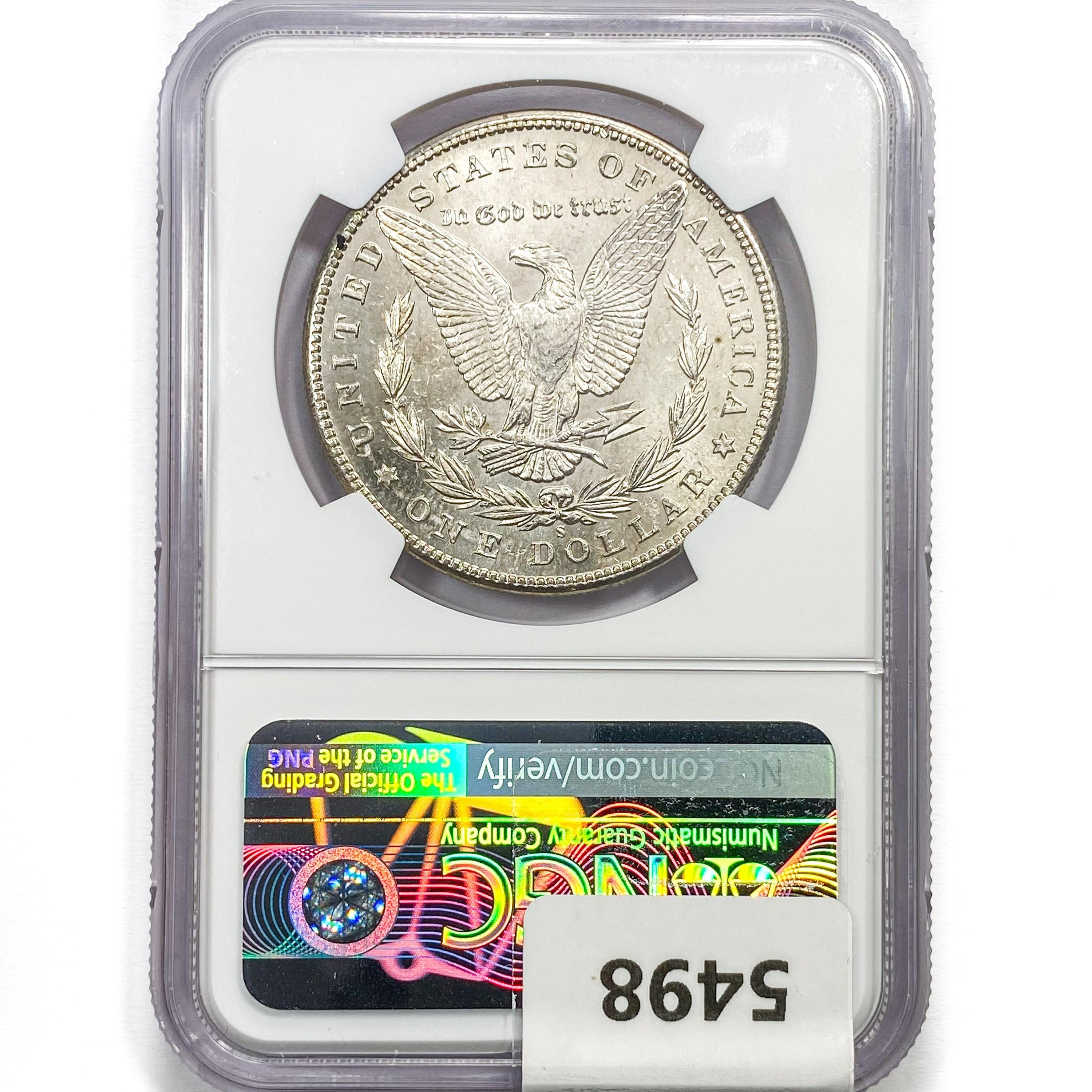 1900-S Morgan Silver Dollar NGC MS62