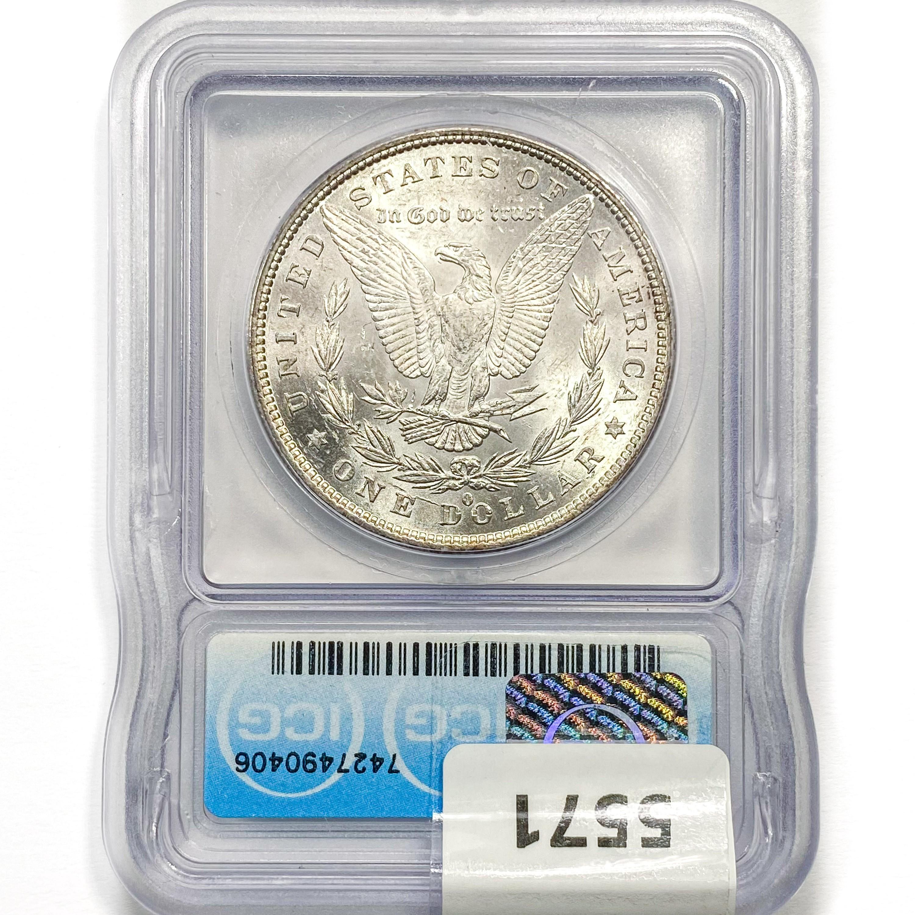 1879-O Morgan Silver Dollar ICG MS63