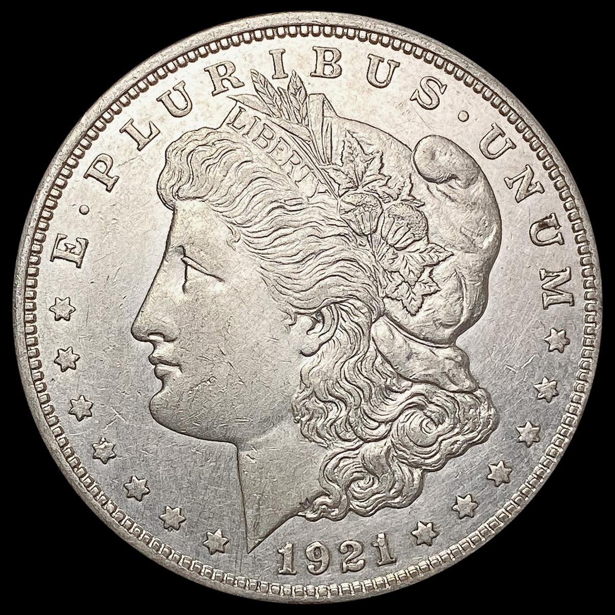 1921-D Morgan Silver Dollar CHOICE AU