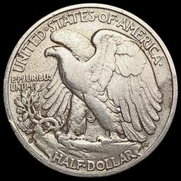 1923-S Walking Liberty Half Dollar CLOSELY UNCIRCU