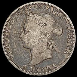 1880 Canada Quarter NICELY CIRCULATED