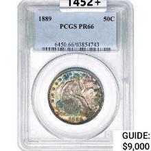 1889 Seated Liberty Half Dollar PCGS PR66