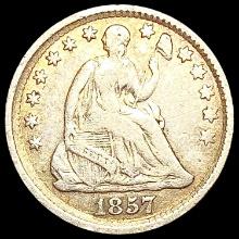 1857 Seated Liberty Half Dime LIGHTLY CIRCULATED