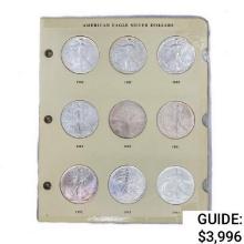 1986-2015 American 1oz Silver Eagle Book (35 Coins