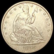 1859-O Seated Liberty Half Dollar CLOSELY UNCIRCUL