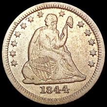 1844-O Seated Liberty Quarter LIGHTLY CIRCULATED