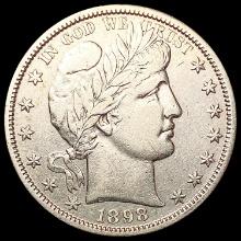 1898-S Barber Half Dollar NEARLY UNCIRCULATED