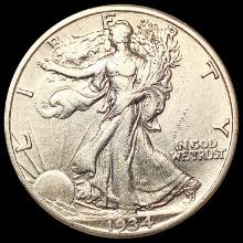 1934-S Walking Liberty Half Dollar CLOSELY UNCIRCU