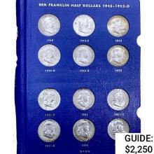 1948-1963 Complete UNC Franklin Half Dollar Set [3