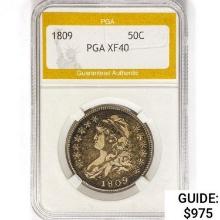 1809 Capped Bust Half Dollar PGA XF40