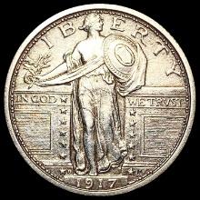 1917-D FH Standing Liberty Quarter CHOICE BU