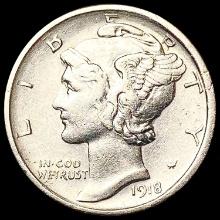 1918-D Mercury Dime UNCIRCULATED