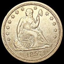 1857 Seated Liberty Quarter CLOSELY UNCIRCULATED