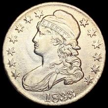 1833 Capped Bust Half Dollar CLOSELY UNCIRCULATED