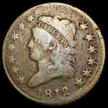 1812 Classic Head Large Cent NICELY CIRCULATED