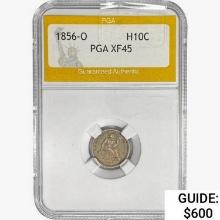 1856-O Seated Liberty Half Dime PGA XF45