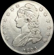 1834 Capped Bust Half Dollar LIGHTLY CIRCULATED