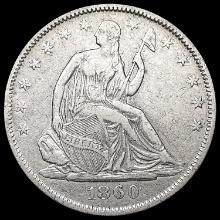 1860-O Seated Liberty Half Dollar NEARLY UNCIRCULA