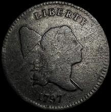 1799 1/1 Flowing Hair Half Cent NICELY CIRCULATED