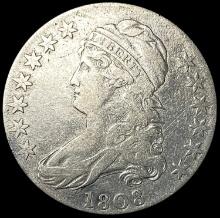 1808 Capped Bust Half Dollar LIGHTLY CIRCULATED