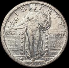 1917-S Standing Liberty Quarter CLOSELY UNCIRCULAT