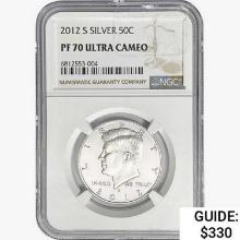 2012-S Kennedy Half Dollar NGC PF70 UC