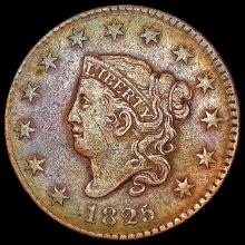 1825 Coronet Head Large Cent LIGHTLY CIRCULATED