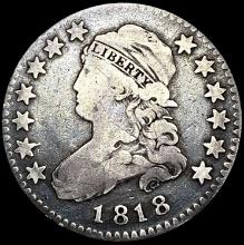 1818 Capped Bust Quarter NICELY CIRCULATED