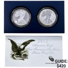 2012 ASE Proof and Rev. Proof [2 Coins]