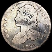 1836 Capped Bust Half Dollar NICELY CIRCULATED