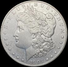 1904-S Morgan Silver Dollar NEARLY UNCIRCULATED