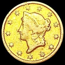 1854 Rare Gold Dollar NICELY CIRCULATED