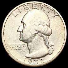 1932-D Washington Silver Quarter NEARLY UNCIRCULAT