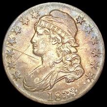 1833 Capped Bust Half Dollar CLOSELY UNCIRCULATED