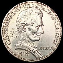 1918 Illinois Half Dollar UNCIRCULATED