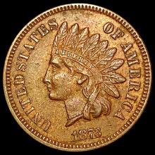 1873 Indian Head Cent NEARLY UNCIRCULATED