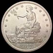 1877-S Silver Trade Dollar CHOICE AU