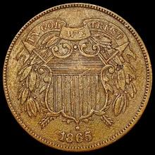 1865 Two Cent Piece CLOSELY UNCIRCULATED