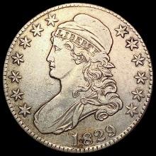 1829/27 Capped Bust Half Dollar CLOSELY UNCIRCULAT