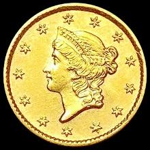 1853 Rare Gold Dollar CLOSELY UNCIRCULATED