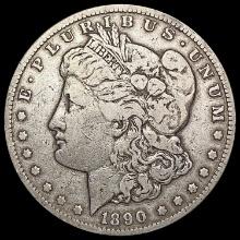 1890-CC Morgan Silver Dollar LIGHTLY CIRCULATED