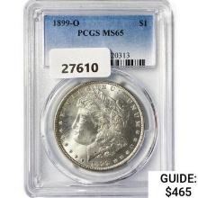 1899-O Morgan Silver Dollar PCGS MS65