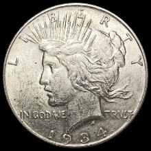 1934-D Silver Peace Dollar CLOSELY UNCIRCULATED