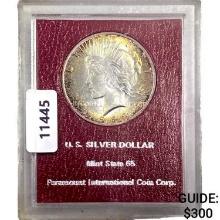 1923 Silver Peace Dollar   Redfield