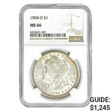 1904-O Morgan Silver Dollar NGC MS66