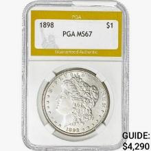 1898 Morgan Silver Dollar PGA MS67